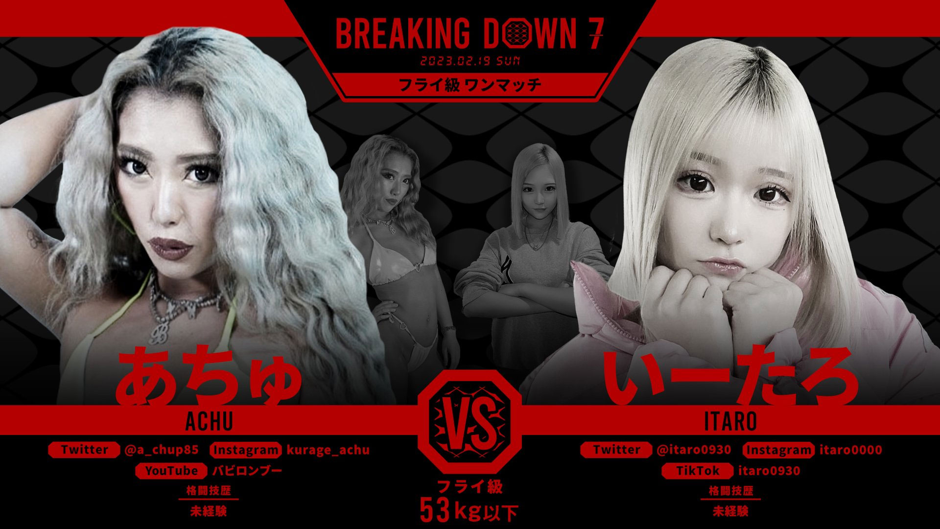 あちゅ vs いーたろ　【 Breakingdown7 】 試合結果・レポート